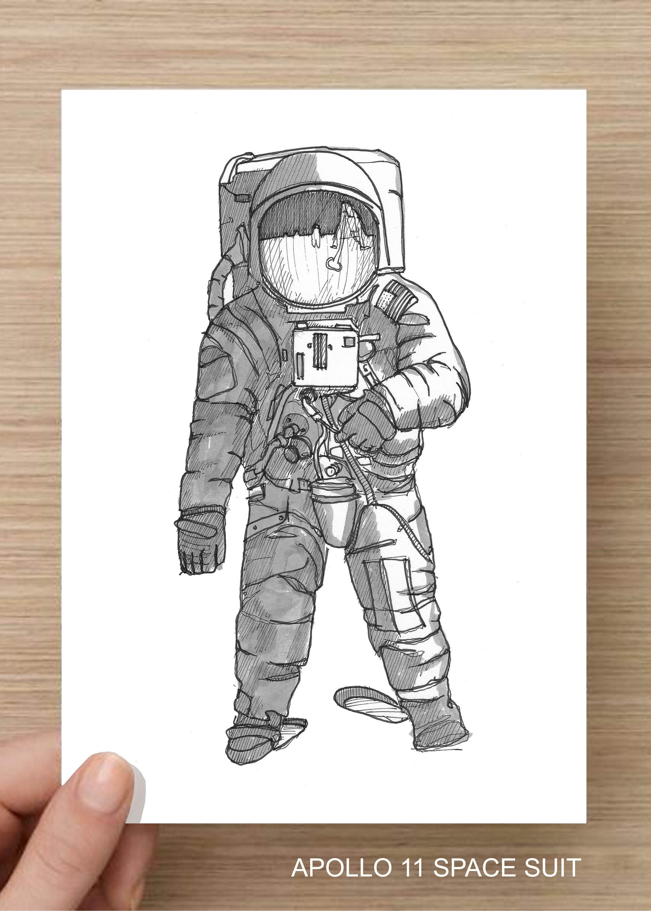 Apollo 11 Space Suit Astronaut Buzz Aldren Moon Walk Etsy