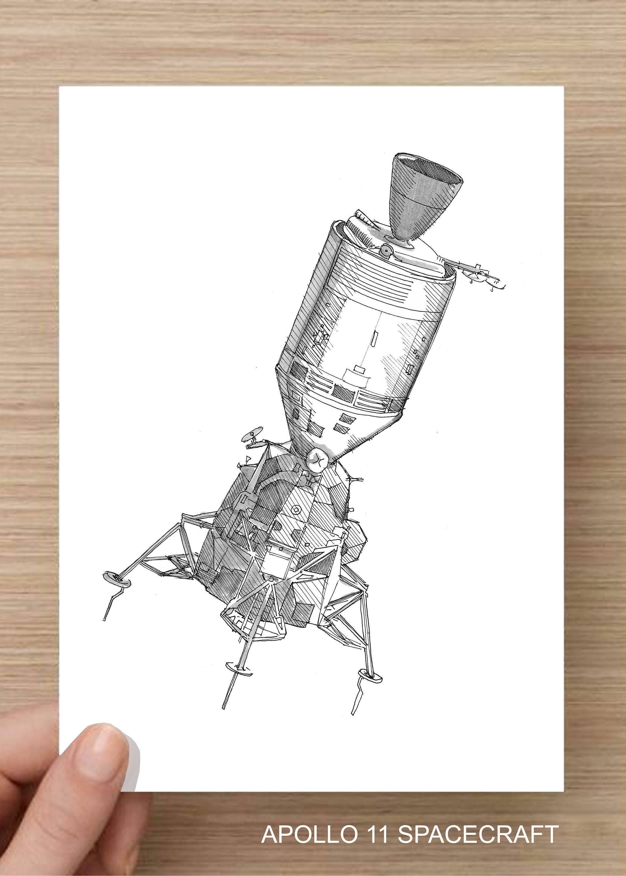 apollo capsule drawings