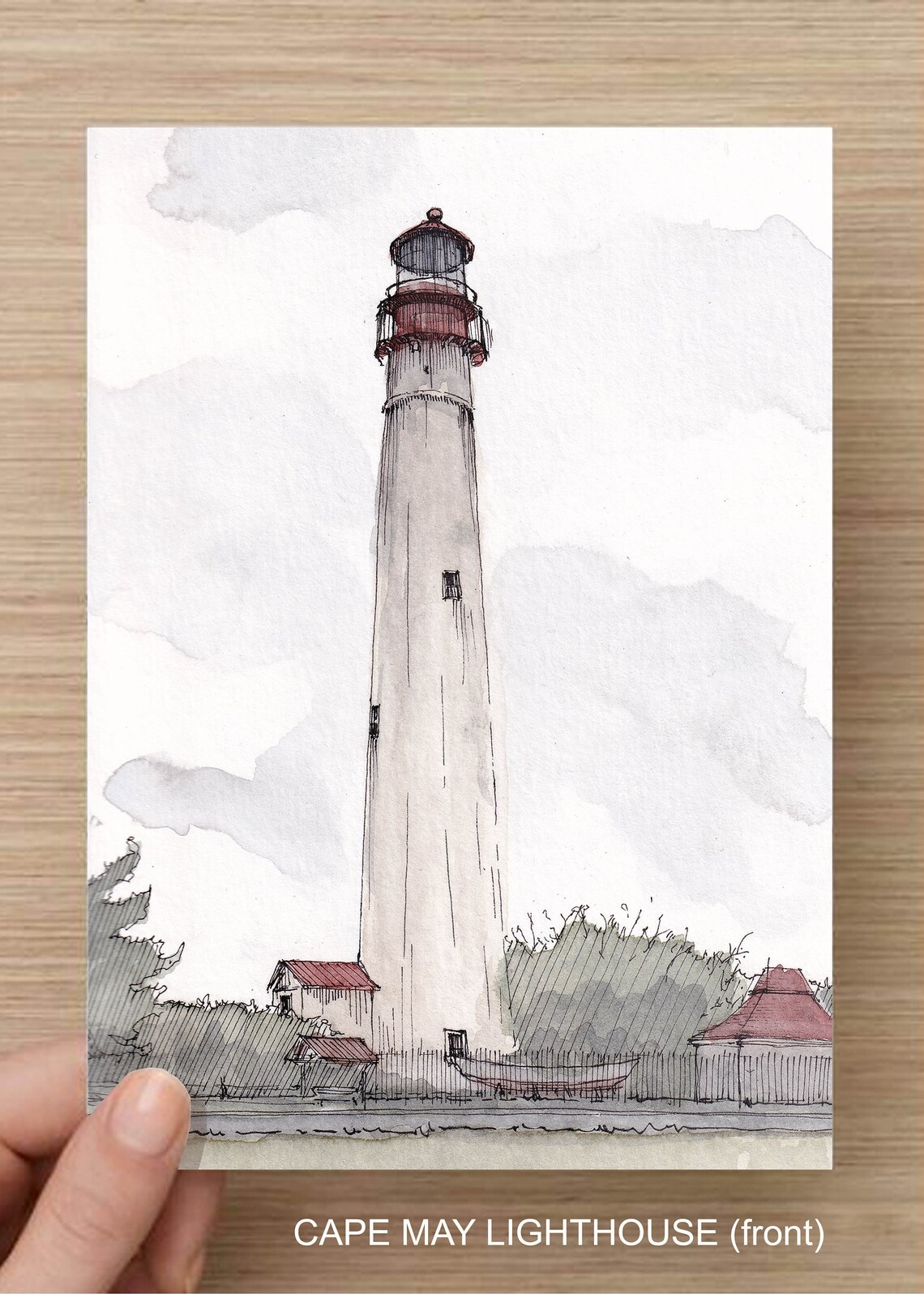 CAPE MAY LIGHTHOUSE Architecture Beach Ocean New Jersey Etsy