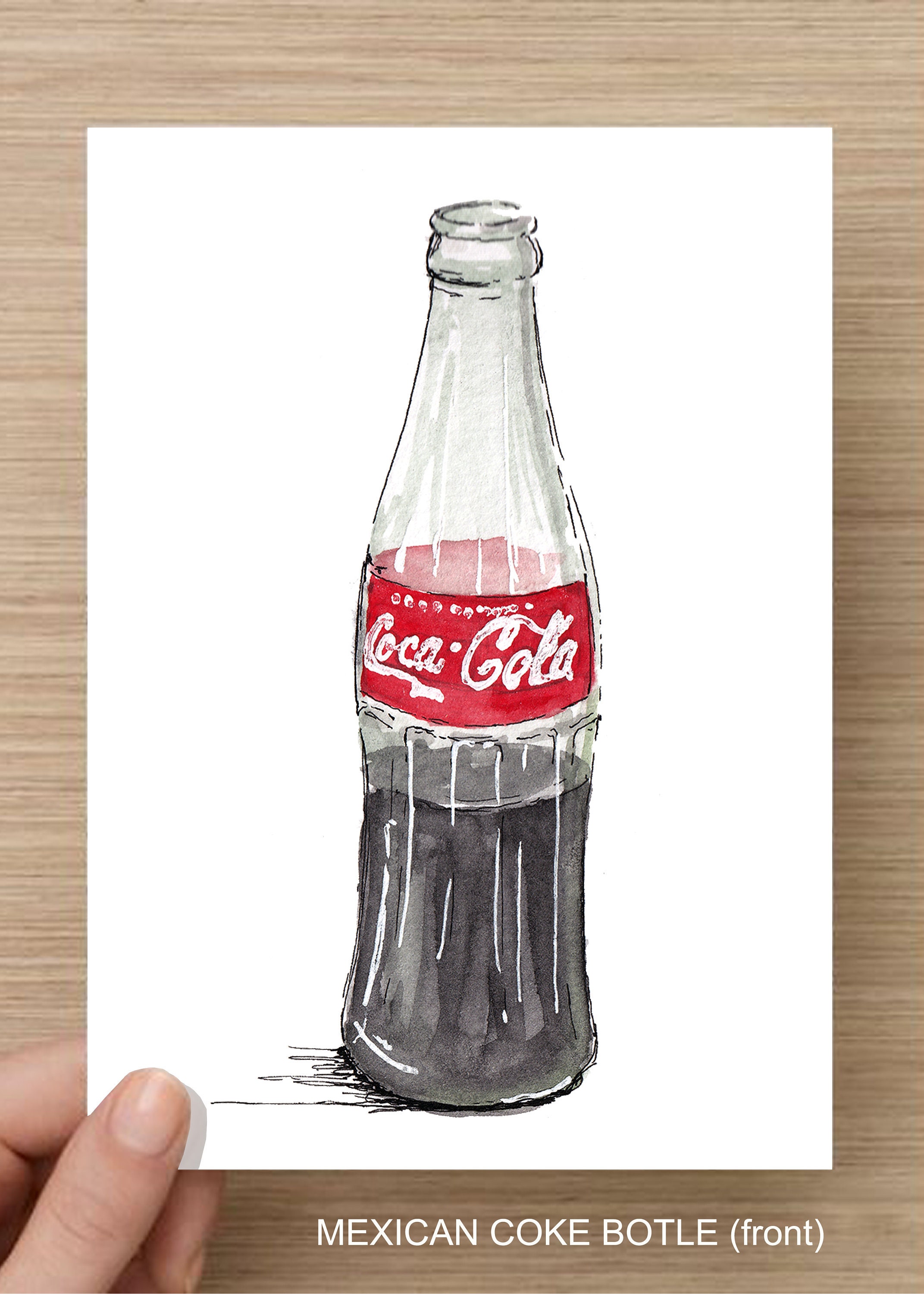 Coca cola drawing - Etsy España Coca cola drawing - Etsy España