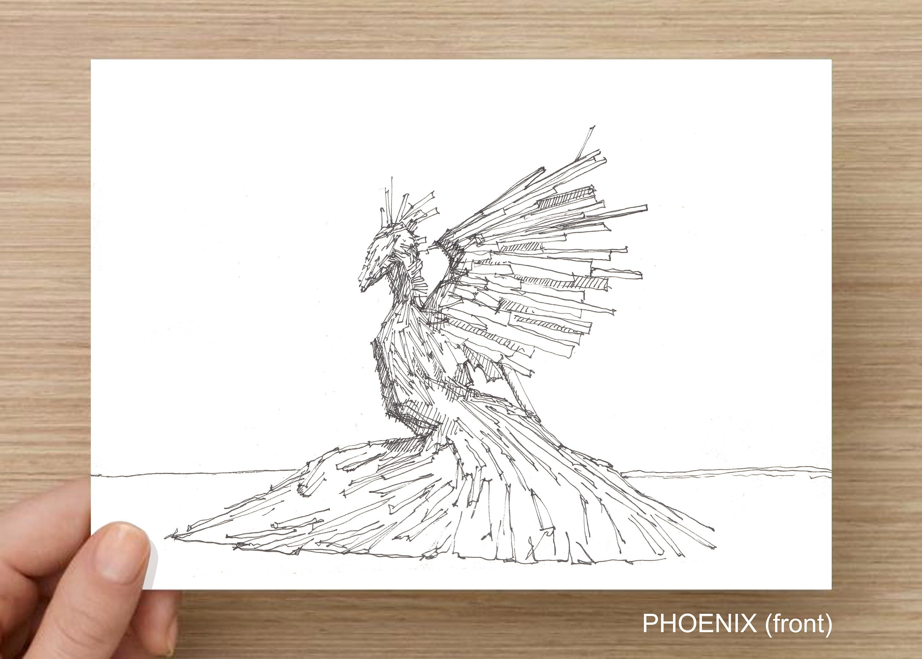 21+ Mind Blowing Phoenix Bird Art Drawings