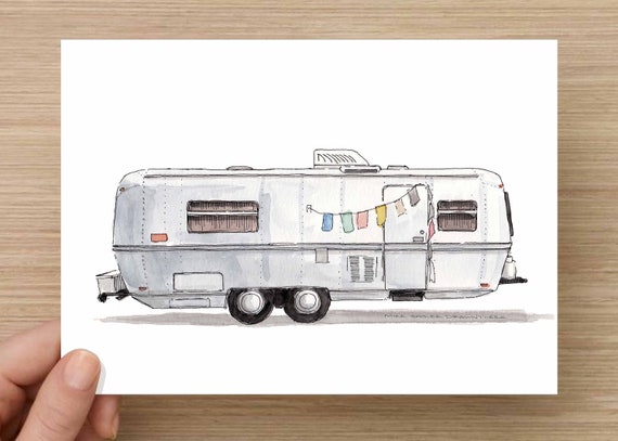 1 RV TRAILER CAMPER MOUNTAIN SCENE GRAPHIC DECAL-64