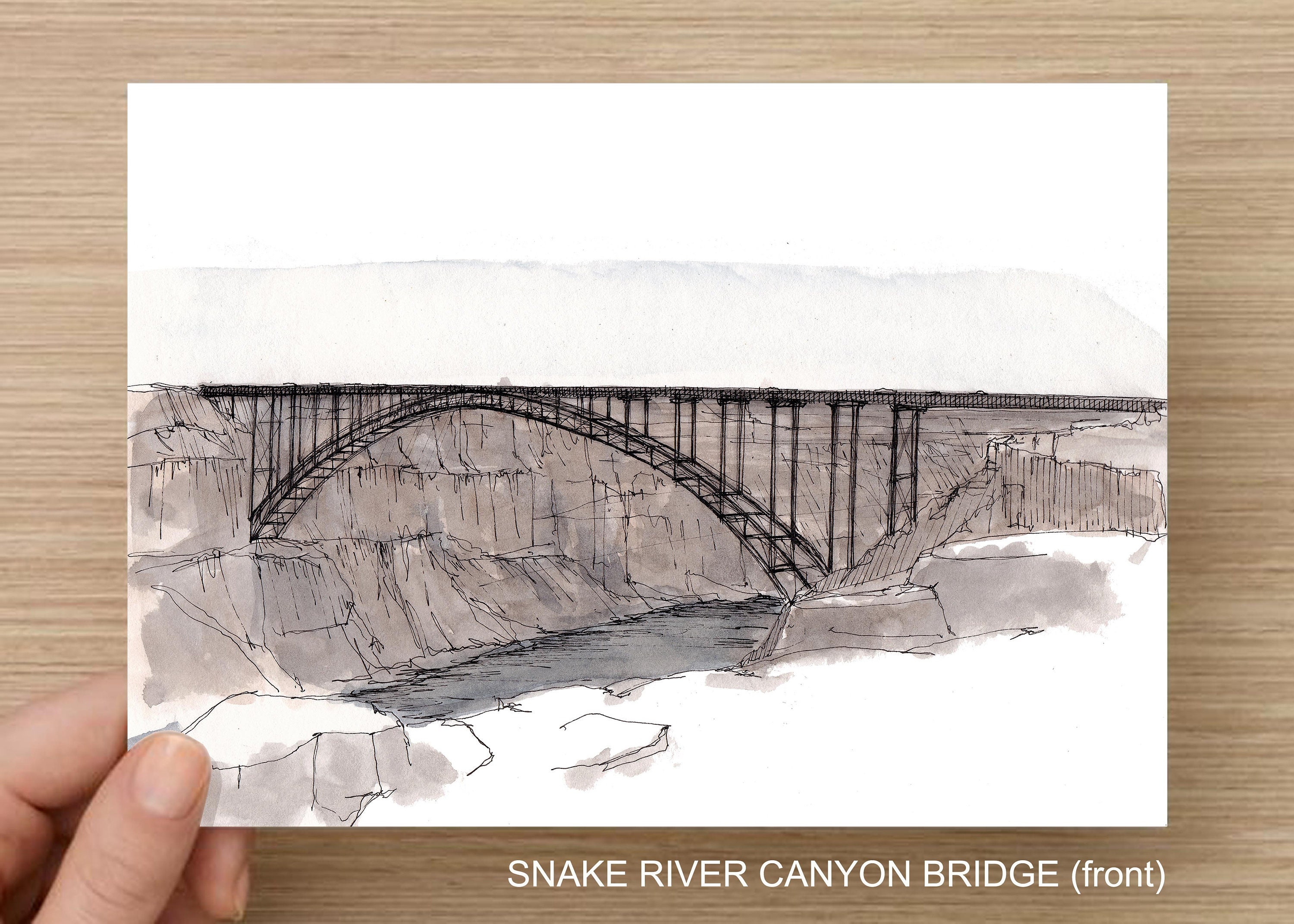 Bridge drawing. Bridge over river graphic Stock Vector by ©Danussa 114106438