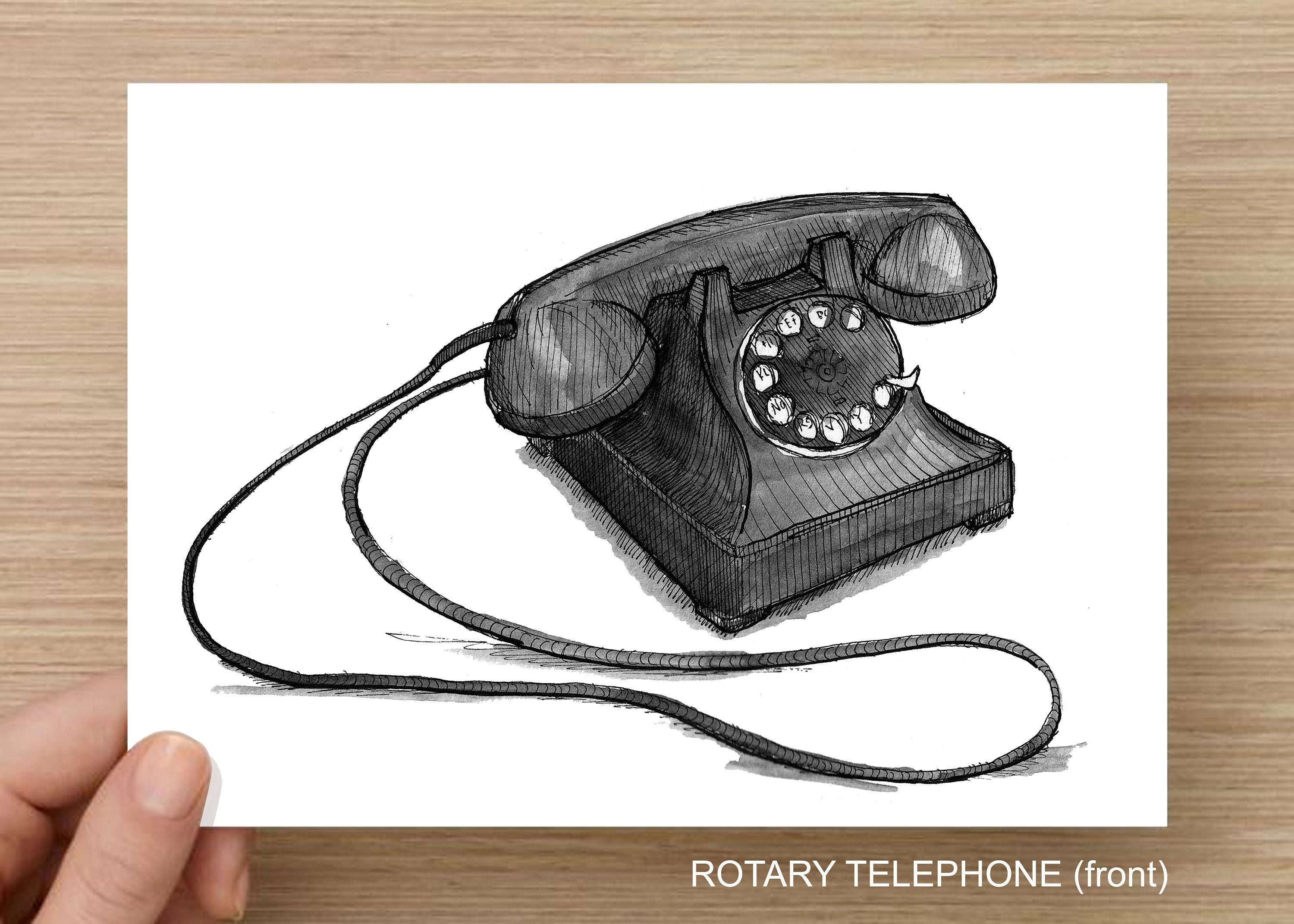 Vector Dirty Sketch Old Rotary Telephone Royalty Free SVG, Cliparts,  Vectors, and Stock Illustration. Image 127501982.