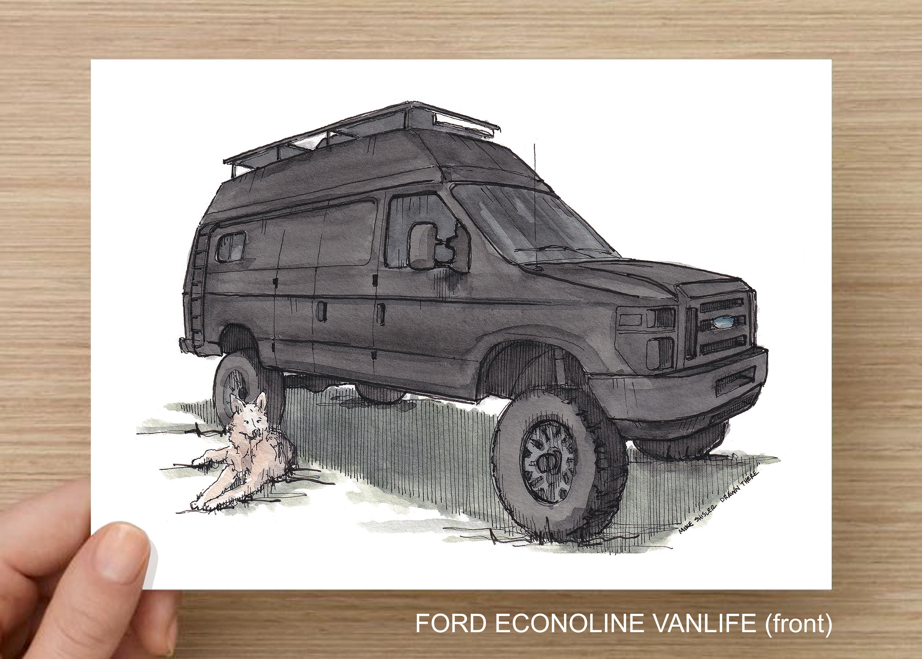 lifted ford van