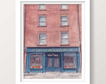 McNally Jackson Books, New York City | Digital Download | Bookstore Watercolor Illustration