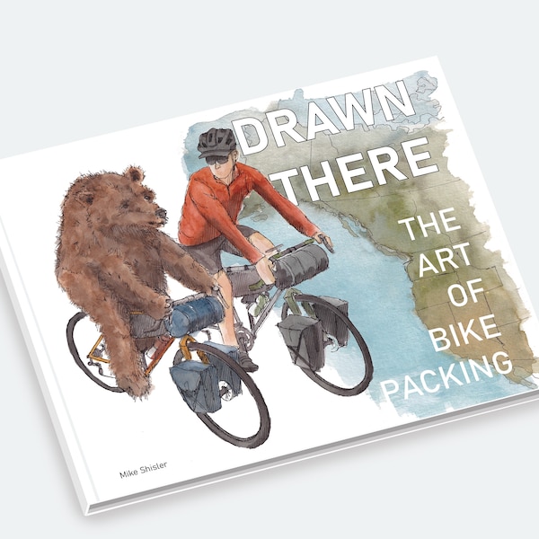 THE ART of BIKEPACKING - 110 Page Hardcover Book, An Illustrated Journey of Art and Essays From Alaska to San Diego, 8.5x11 Inches