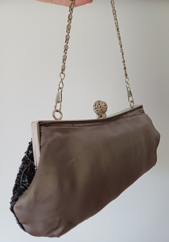 Art Deco style beaded evening bag by Farfalla Lon… - image 5