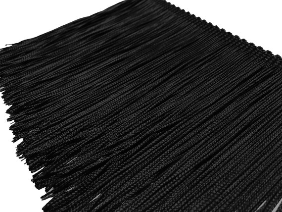 Black Chainette Cut Fringe 11 Lengths Dance Performance Etsy