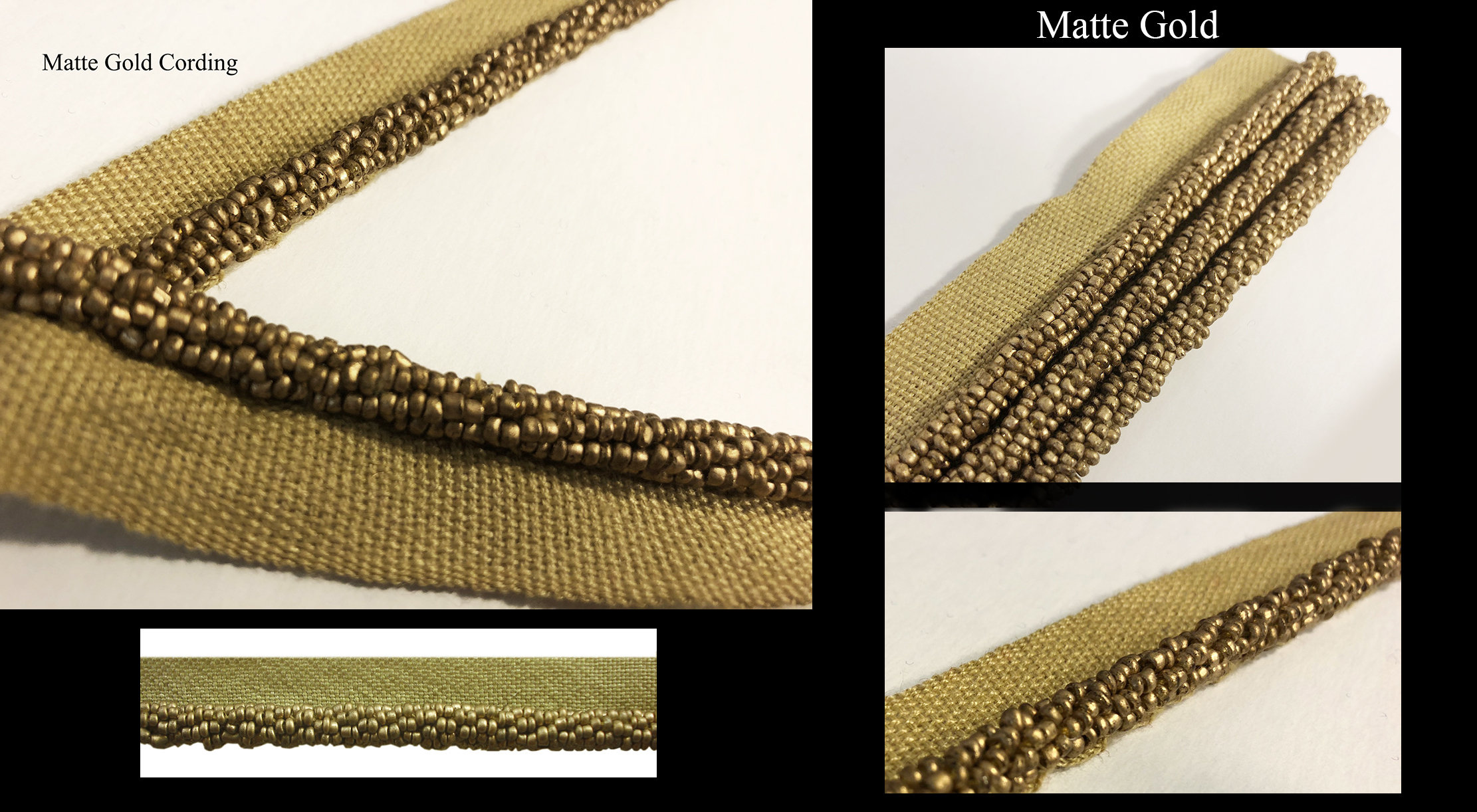 6 Colors Beaded Lip Cording Trim Designer Cord w/ Lip Seed Etsy