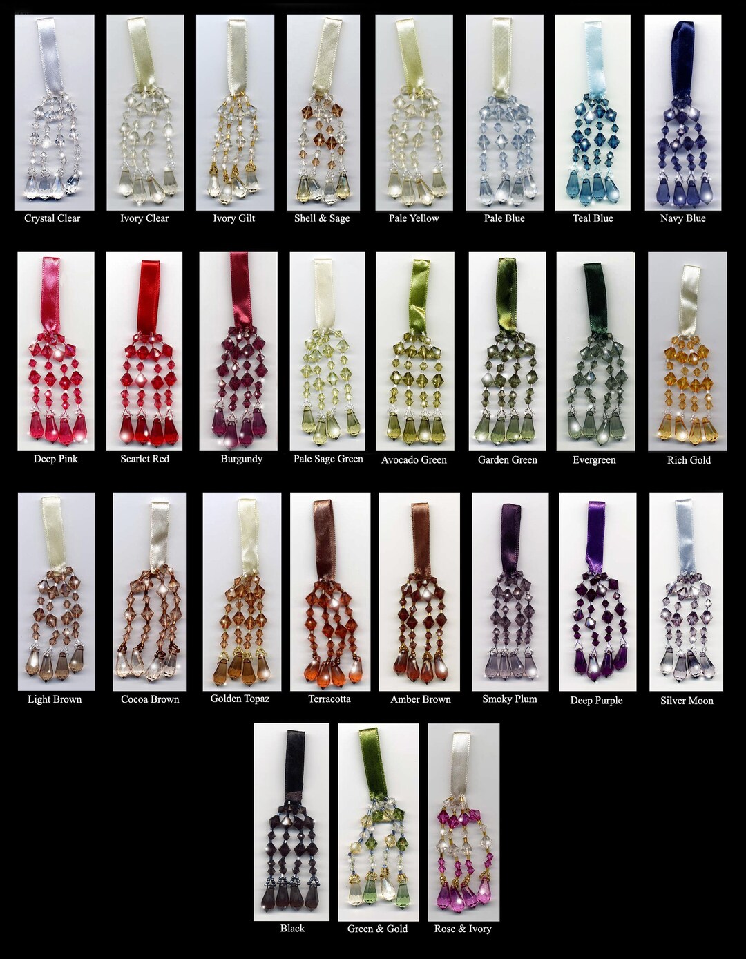 Lavish Large Curtain Tassel Tieback, Hand Crafted - Luxurious Drapery ...