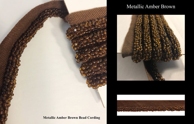 6 Colors Beaded Lip Cording Trim Designer Cord w/ Lip Seed Etsy