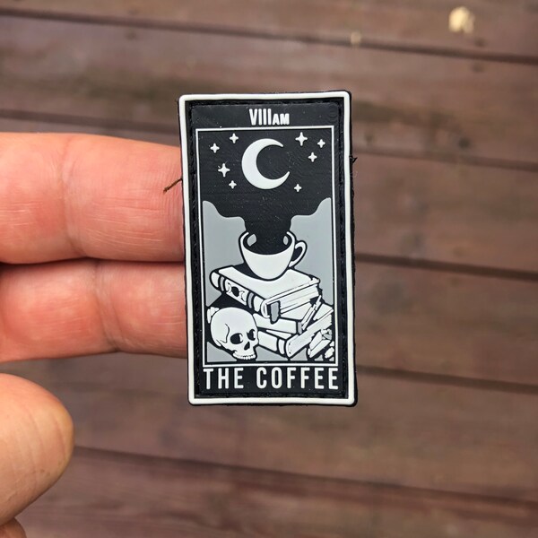 Caffeine Molecule Morale Patch – Tactical Military Style, Funny USA Design 6 thumbnail image
