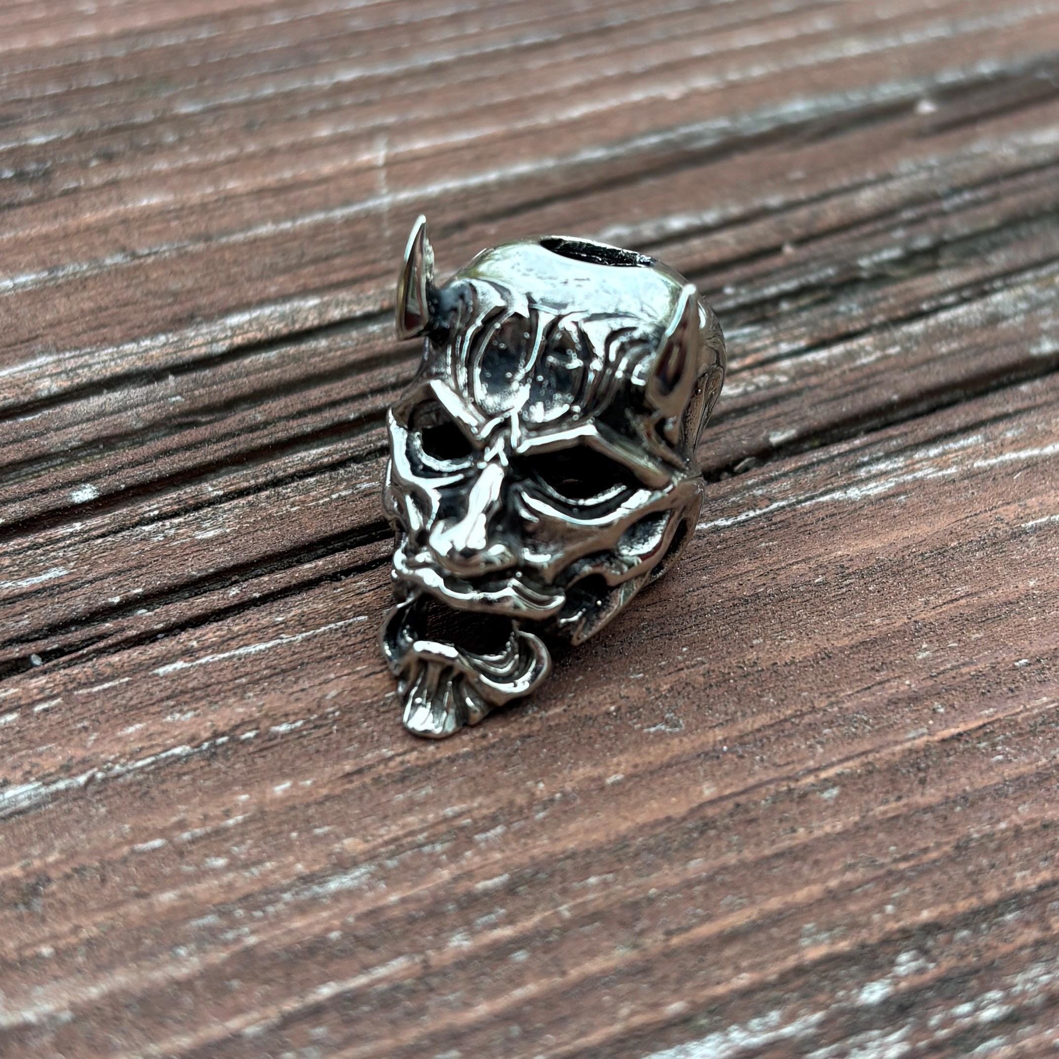 Limited Japanese Oni Paracord Bead - Etsy