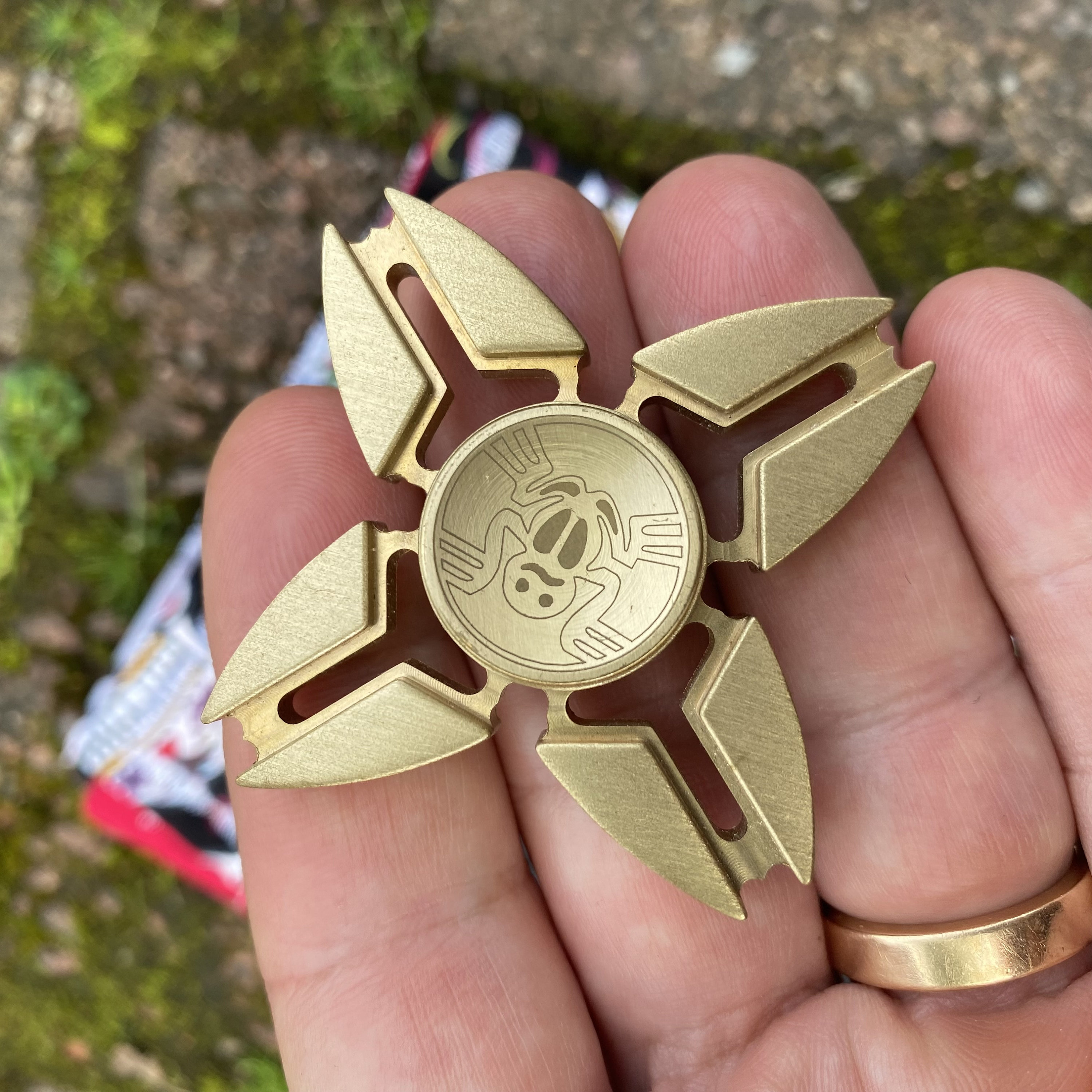 真鍮製の高品質ハンドスピナー - Etsy 日本