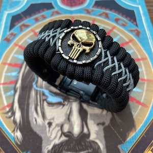 Punisher skull bracelet