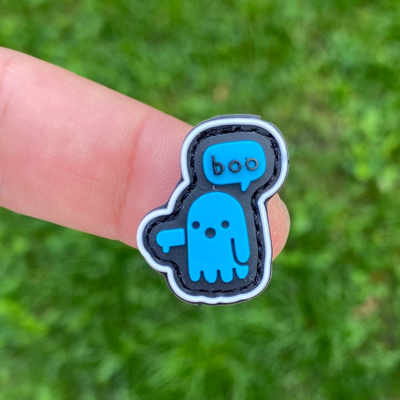 Ghost BOO Morale Patch, Ranger Eye PVC Patch. - Etsy