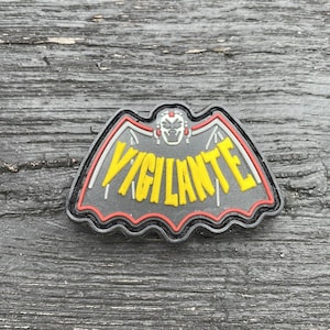 Vigilante Ranger Eye PVC Patch: Glow In The Dark Velcro Patch