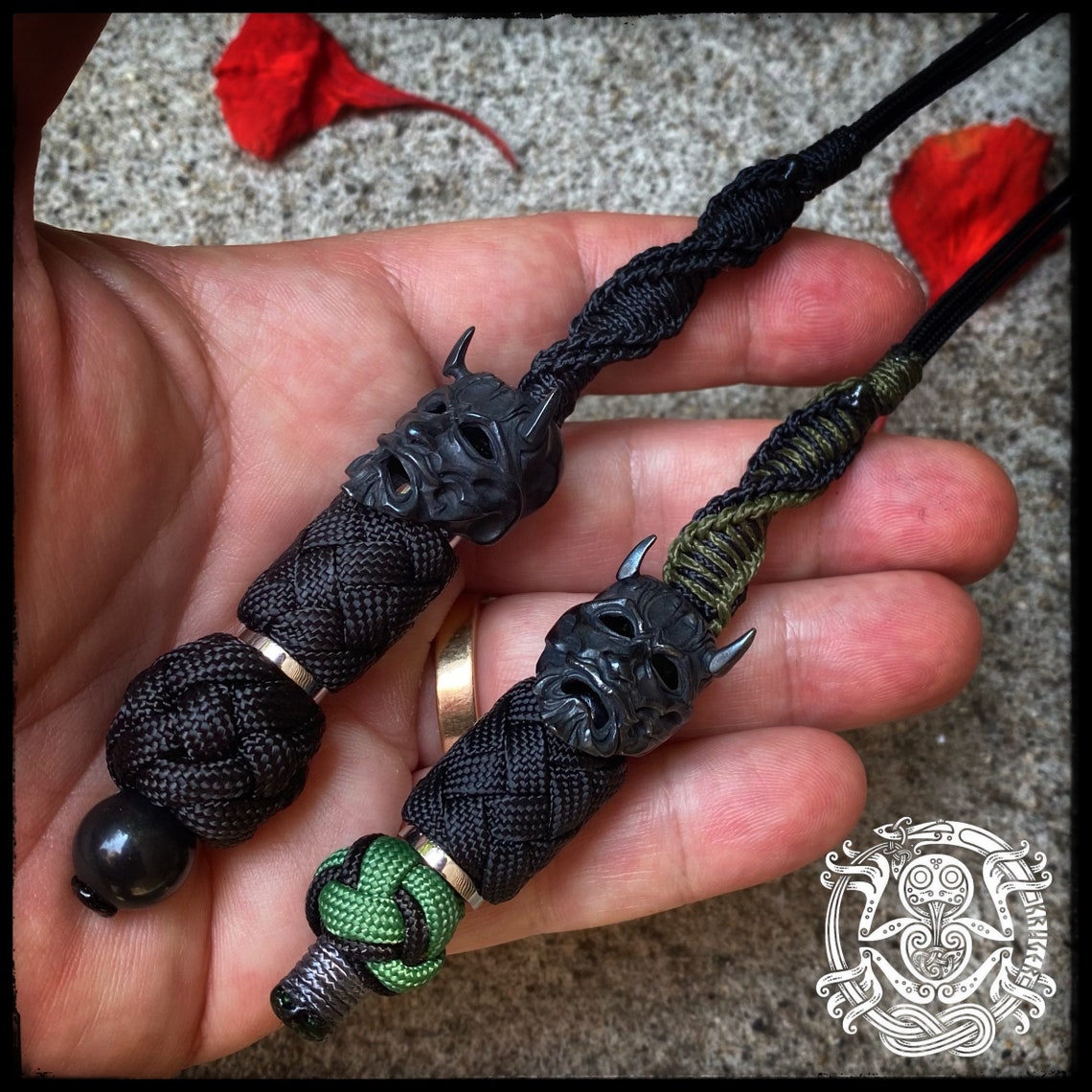 The Black Oni Lanyard - Etsy