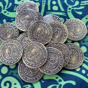 Lucky coin, brass