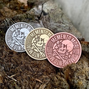 Memento Mori pocket coin