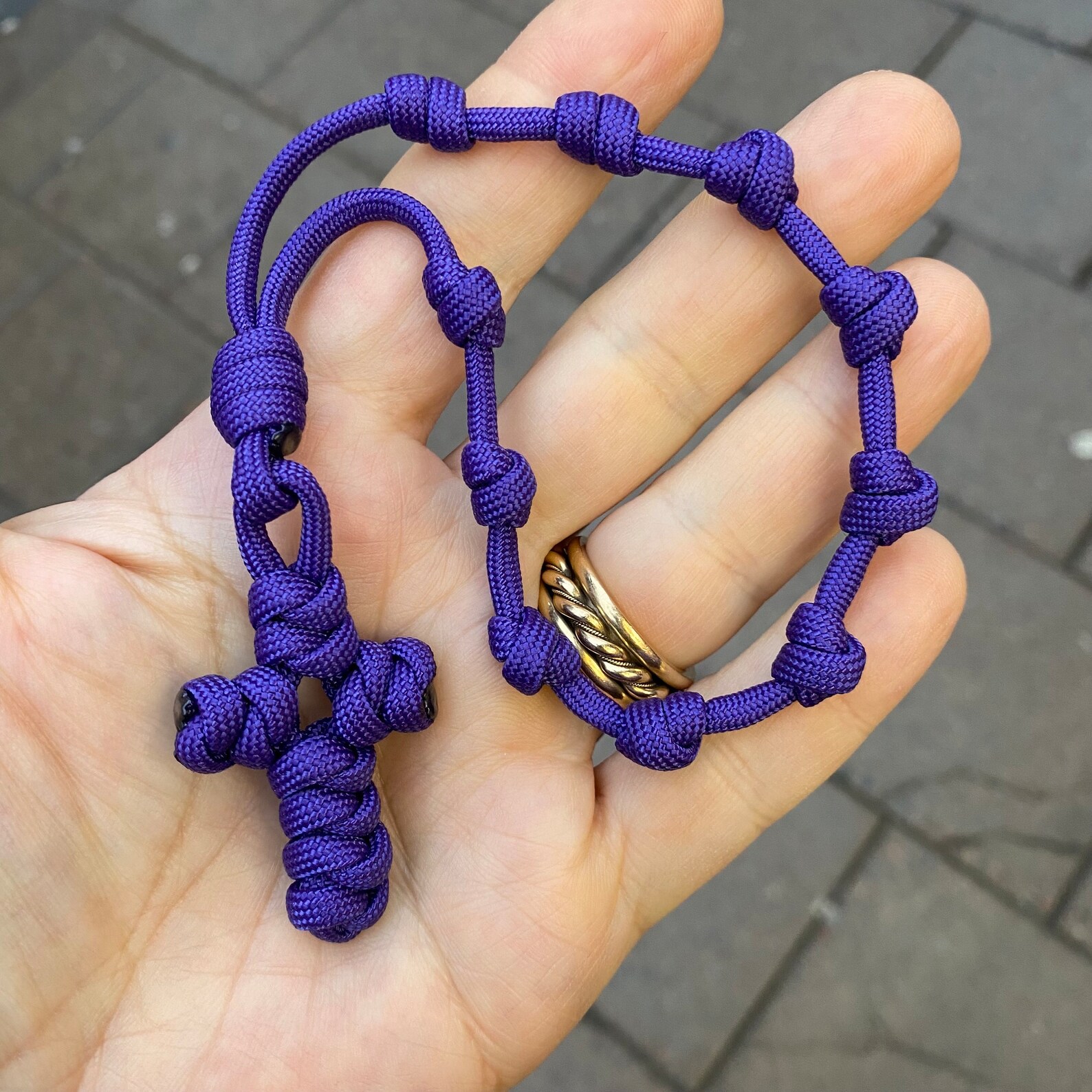The Real Catholic One Decade Rope Rosary - Etsy