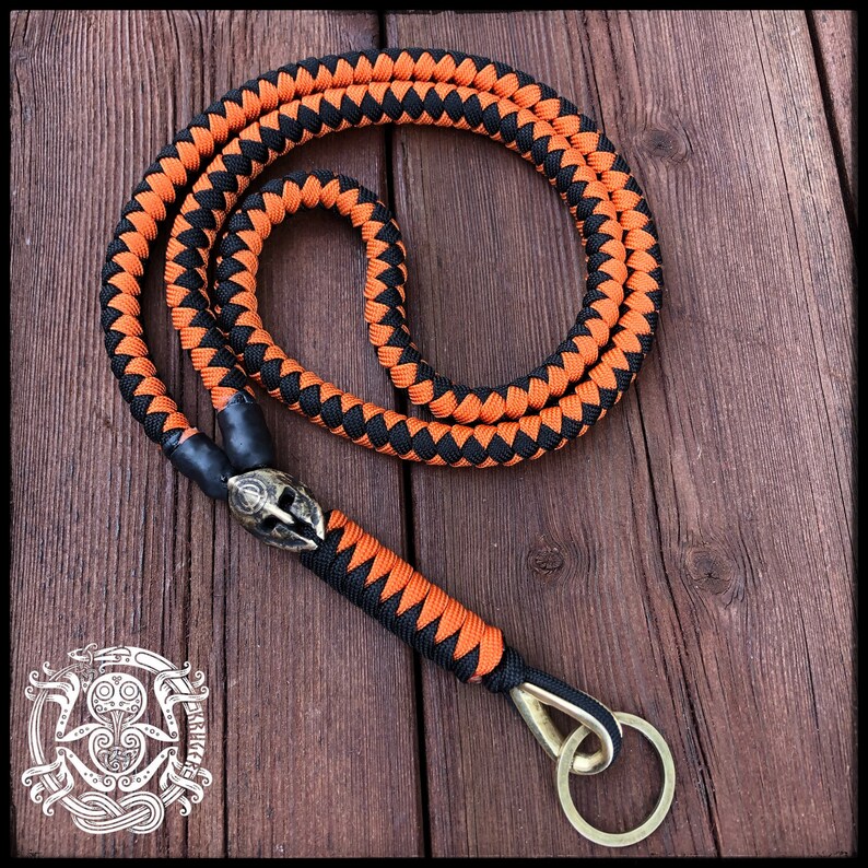 Custom beaded paracord neck lanyards Etsy