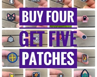 Buy four get five of any patches