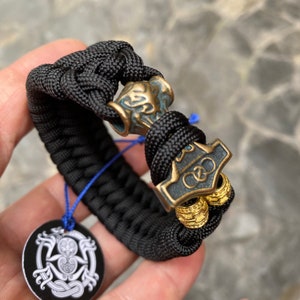 Wide Mjölnir bracelet