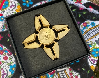 Solid brass quality fidget spinner
