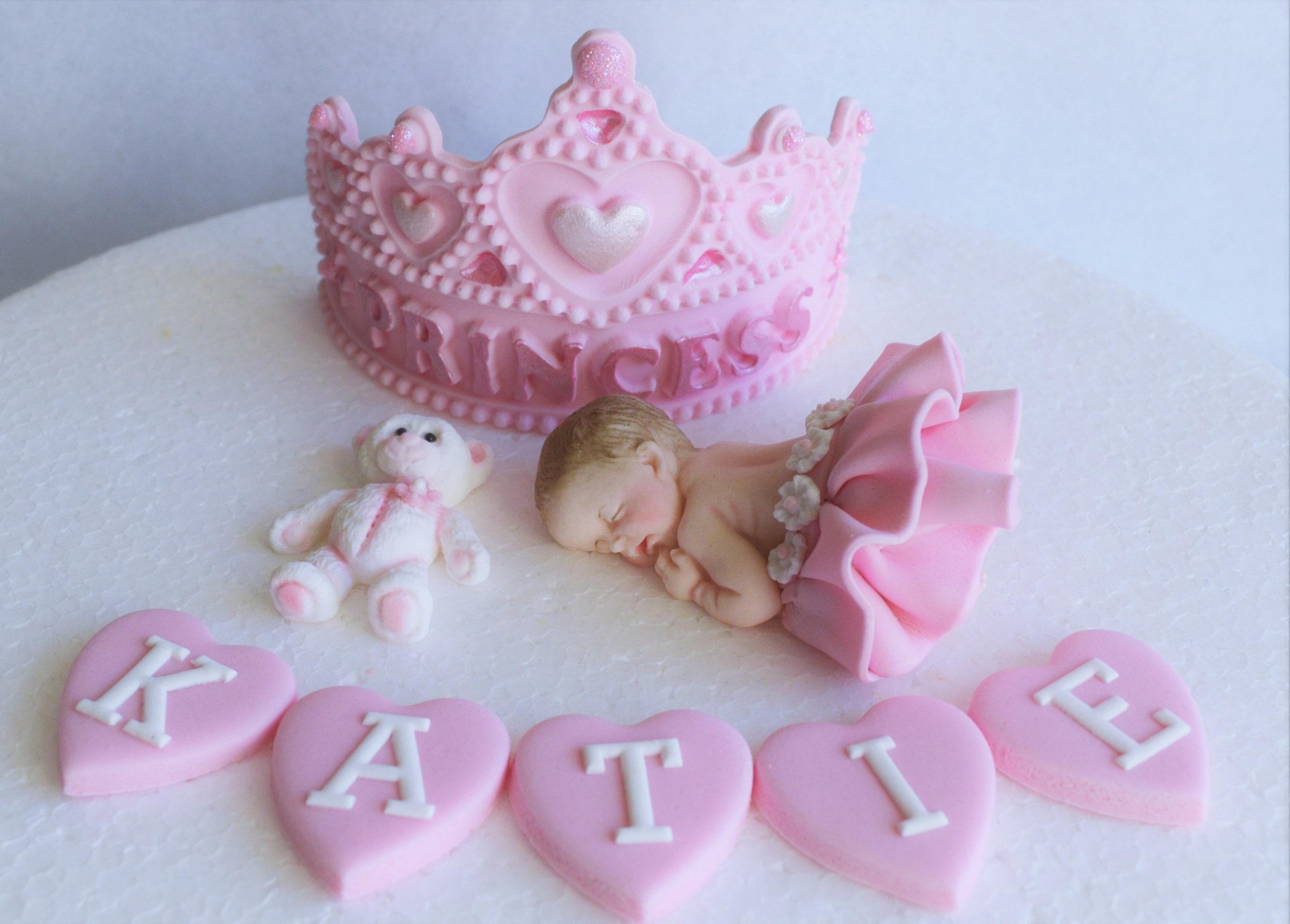 1 On Your Christening Plaque Edible Sugar Cake Decorations Toppers
