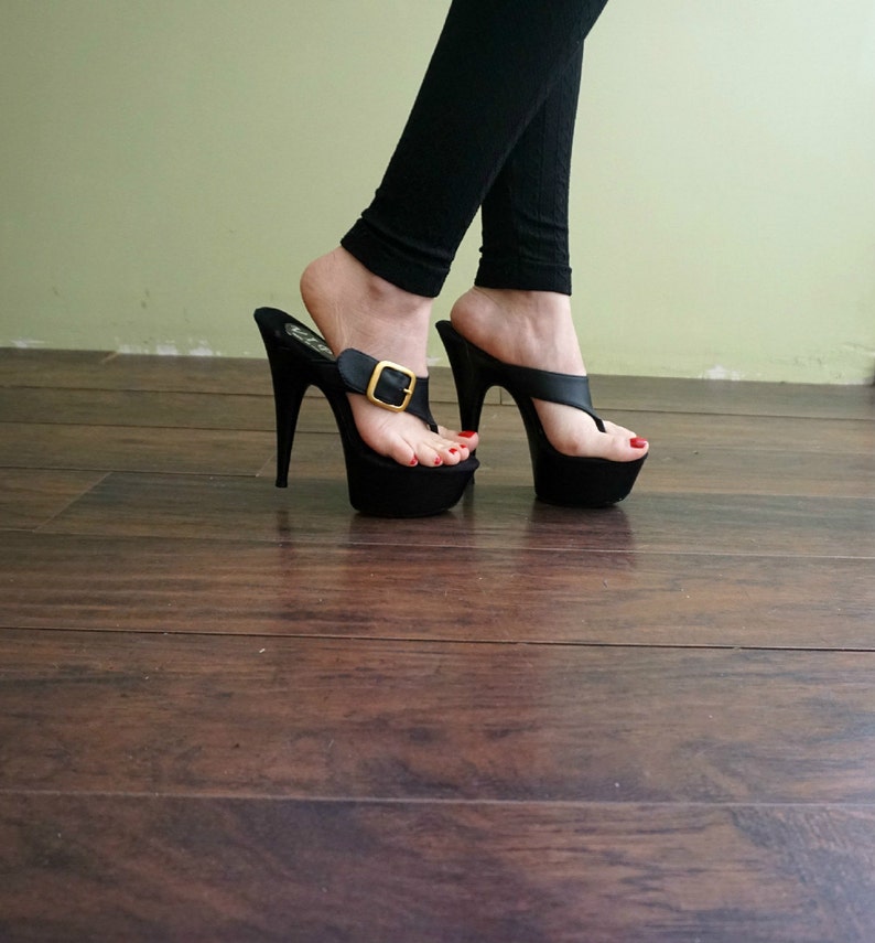 high heel thong