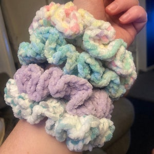 Super Soft Handmade Crocheted Scrunchie | Cozy & Stylish Hair Accessory