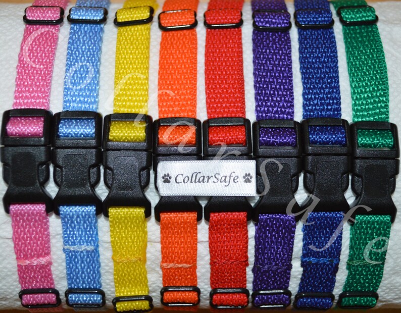 CollarSafe Set 8 Ends" 3/8" VELCRO® Brand USA Puppy ID Bands