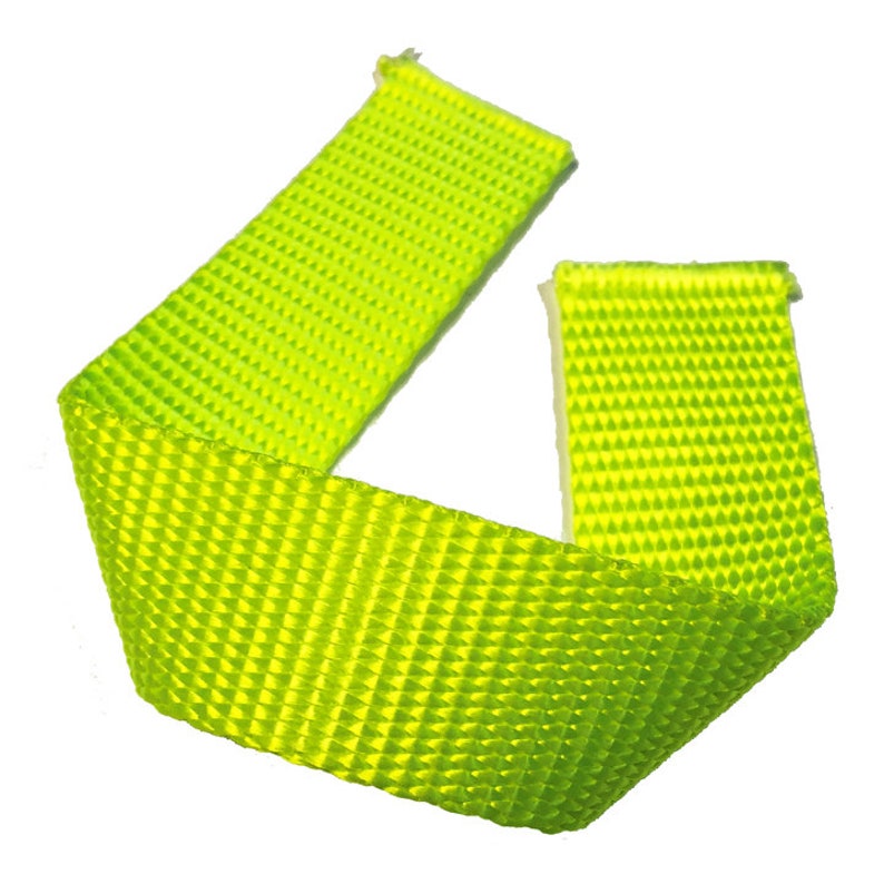 2-HOLE 3/4 Wide NYLON Replacement Collar Fits Petsafe Wireless Fence pif-275 pif-275-19 & others Free Shipping Neon Yellow
