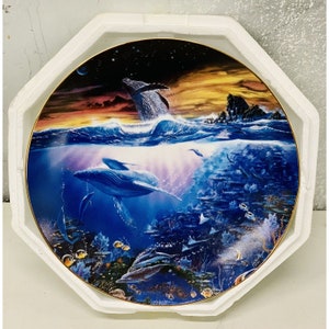 Edge of Time Enchanted Seascapes Hamilton Collection Plate - VG (C3)