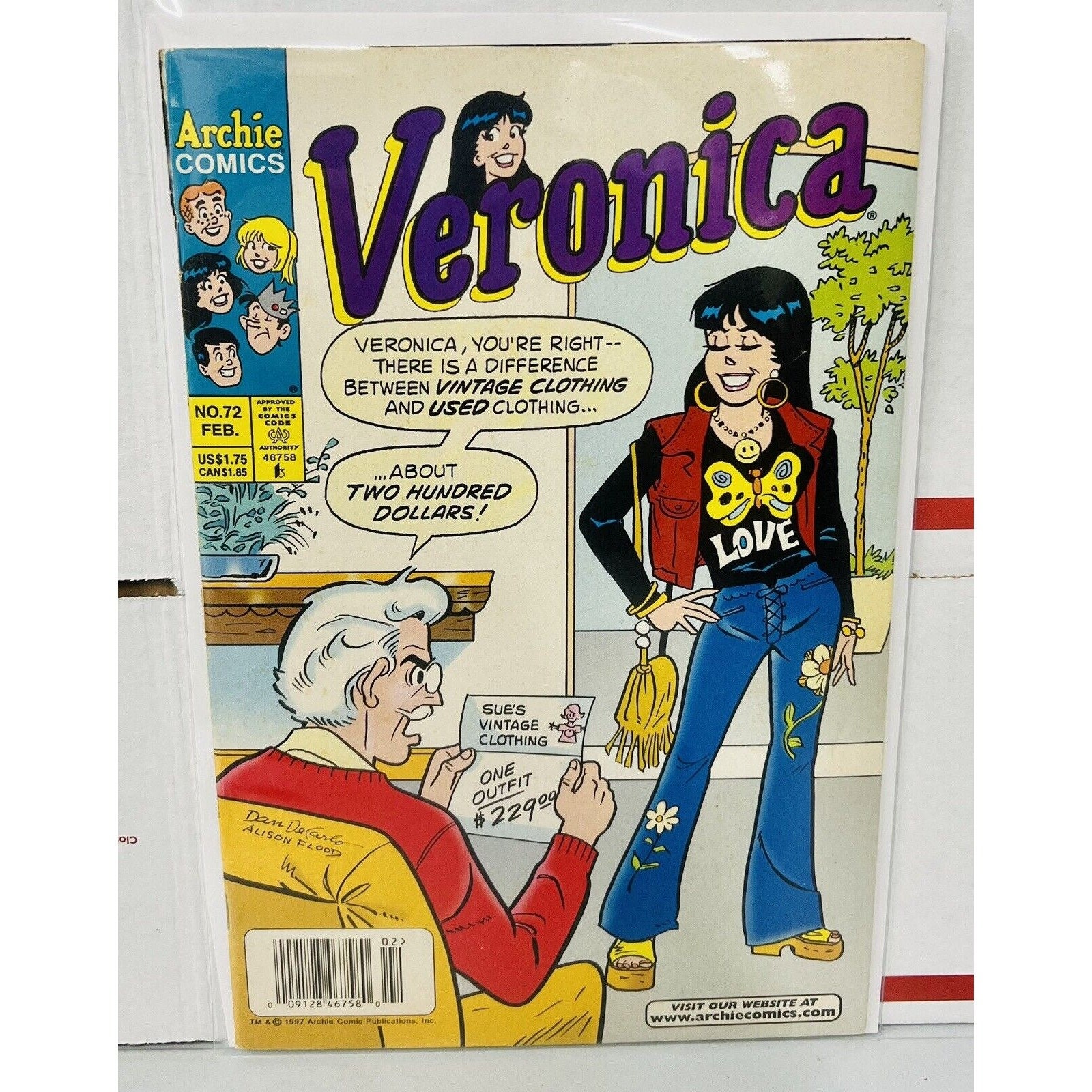 Veronica #72 (archie Comics, 1997) FAIR (F1B6) - Etsy