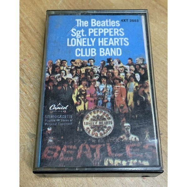 SGT. Pepper's Lonely Hearts Club Band by The Beatles (Cassette) GD (CT3)