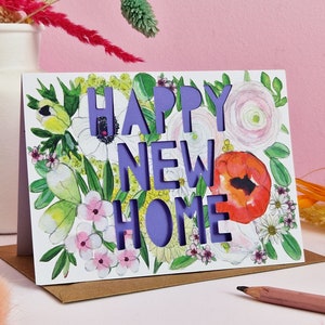 Nuova carta per la casa, Carta tagliata per la nuova casa, Felice nuova carta per la casa, Nuova carta per la casa, Trasloco, Ti sei trasferito, Felice nuova casa