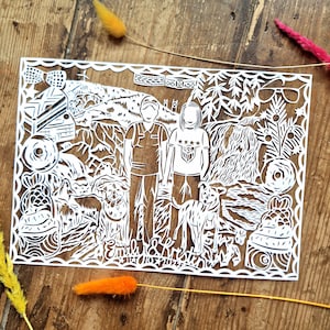 Taglio della carta, Taglio della carta personalizzato, Taglio della carta personalizzato, Scherenschnitte, Kirie, Kirigami