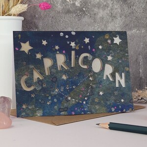 Carte Capricorne, Carte Papier Capricorne