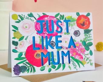 Bonus Mom Mother's Day Card, You've Always Been Like A Mother To Me, Bonus Mom Card, Step Mom Mothers Day Card