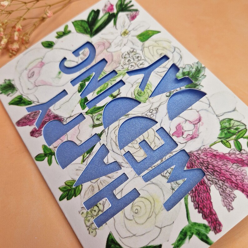 Happy Wedding Day Card, Congratulations on your wedding day card, Wedding Card image 4