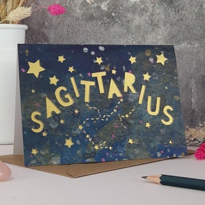Carta Sagittario, Carta Carta Sagittario Papercut, Carta Stampa Zodiaco
