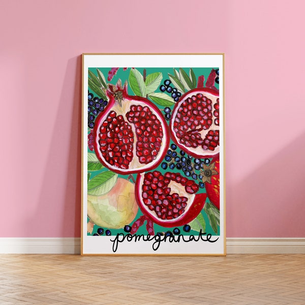 Pomegranate Art - Etsy