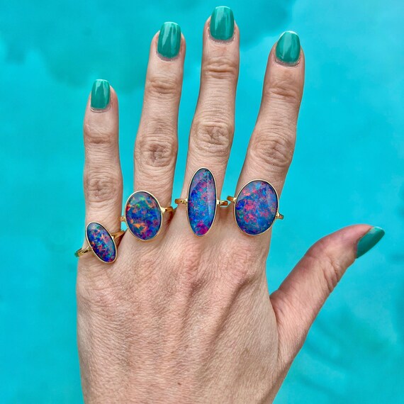 Opal doublet ring discount