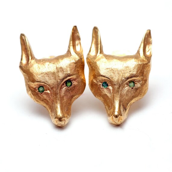 14k Foxy "Doorknocker" Earrings