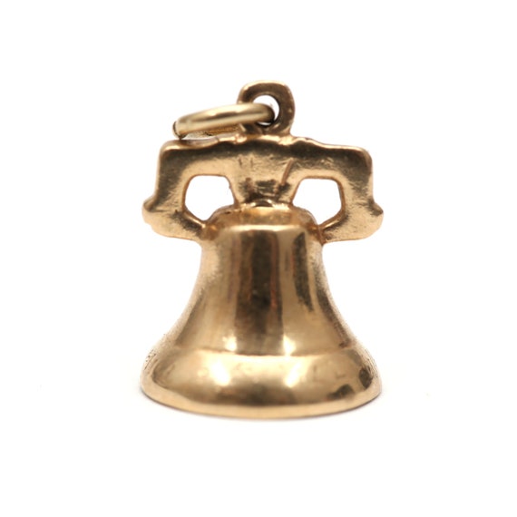 14k Ringing Bell Charm - image 1