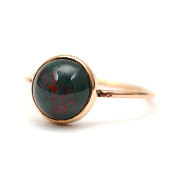 10k Bloodstone Ring - image 2