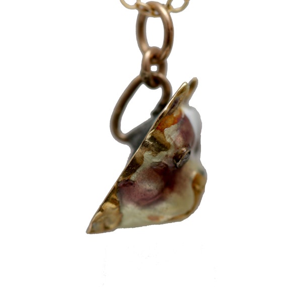 14k Art Nouveau Dog Pendant - image 3